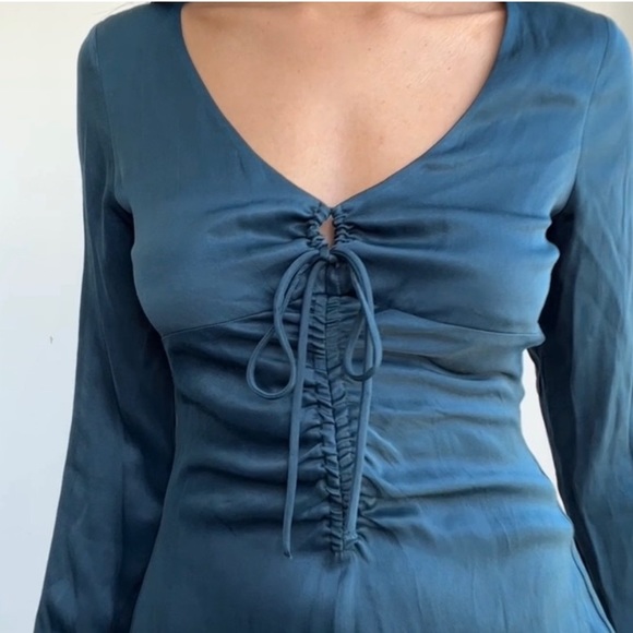 New Turquoise Zara dress - Picture 3 of 4